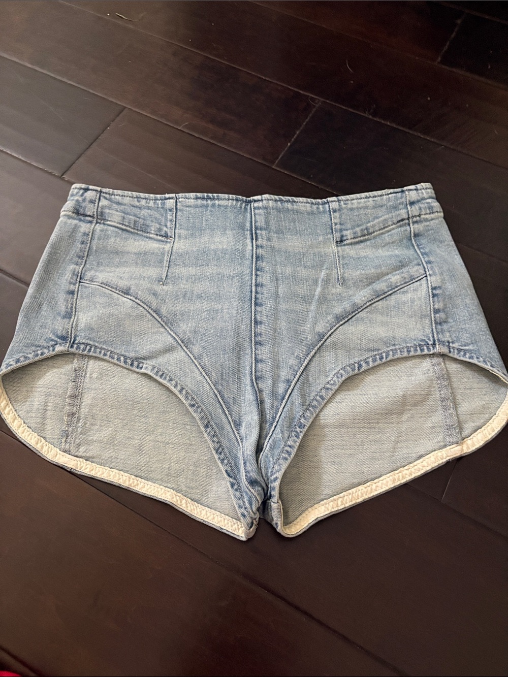 WE THE FREE Light Wash Denim Shorts- Light Blue